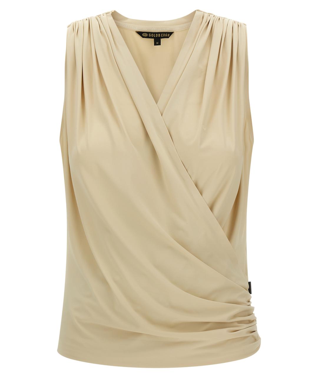 Goldbergh Бежевая полиамидовая майка, фото 1