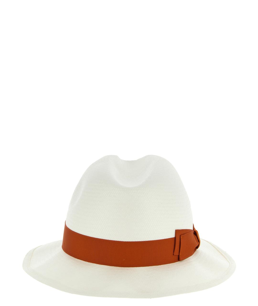 BORSALINO Белая шляпа, фото 3