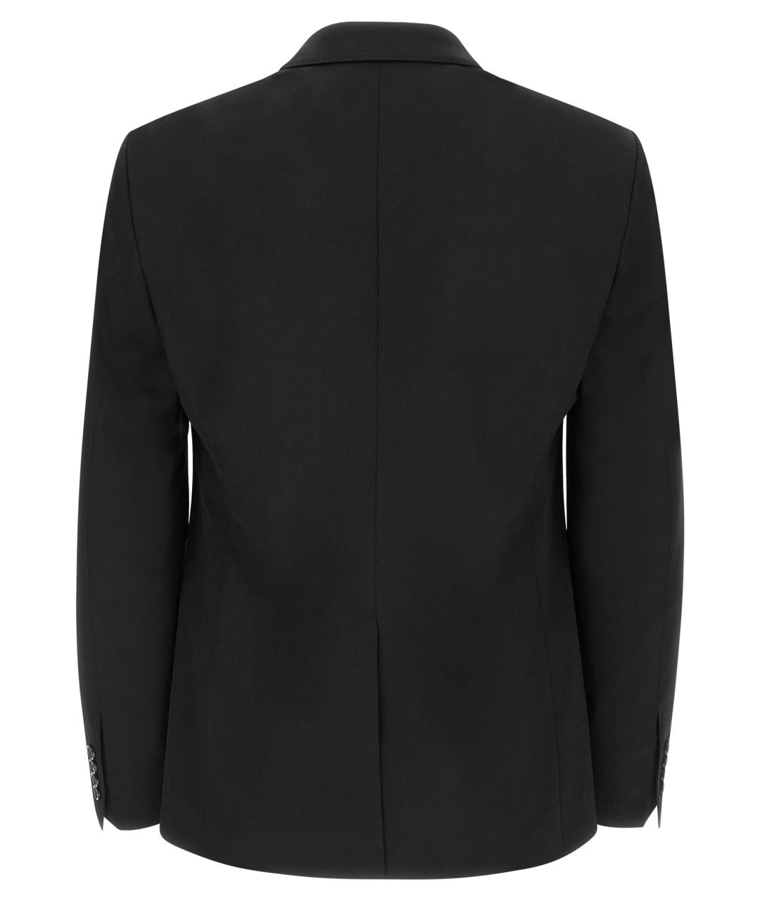 DOLCE&GABBANA Черный шерстяной пиджак, фото 2
