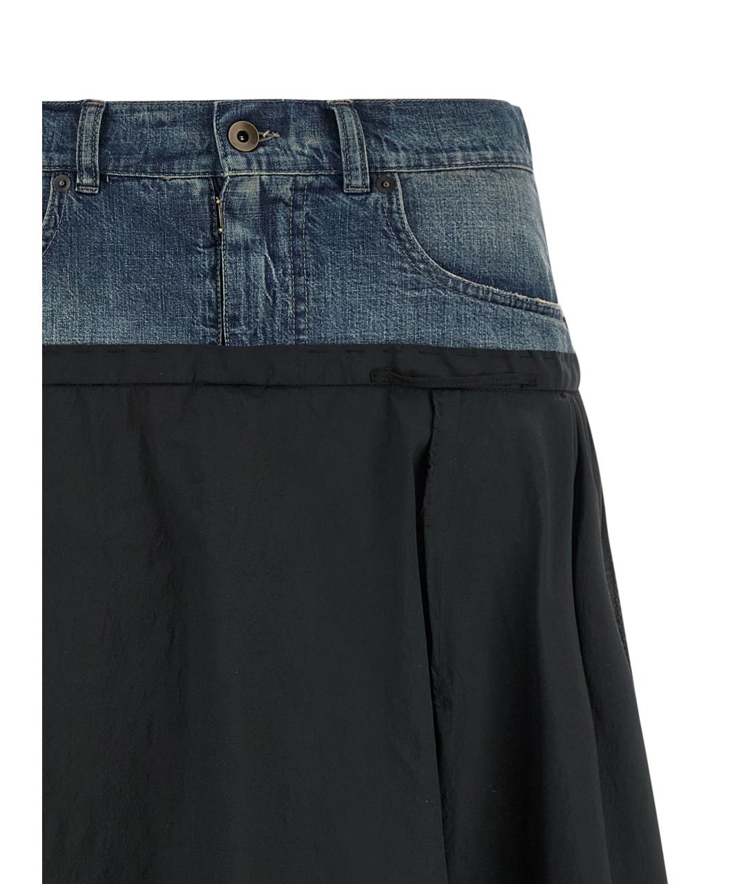 MAISON MARGIELA Мульти полиэстеровая юбка миди, фото 3