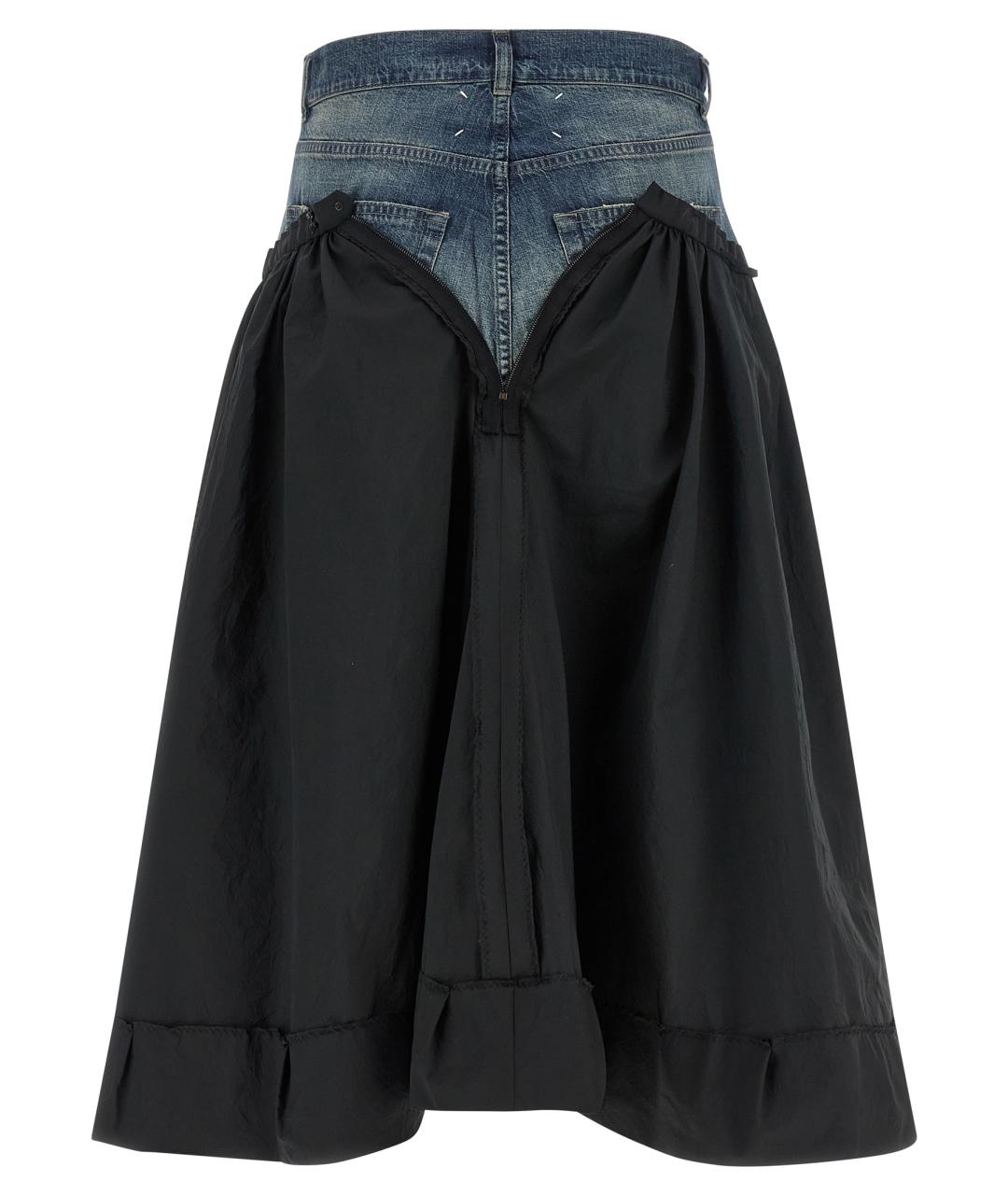 MAISON MARGIELA Мульти полиэстеровая юбка миди, фото 2