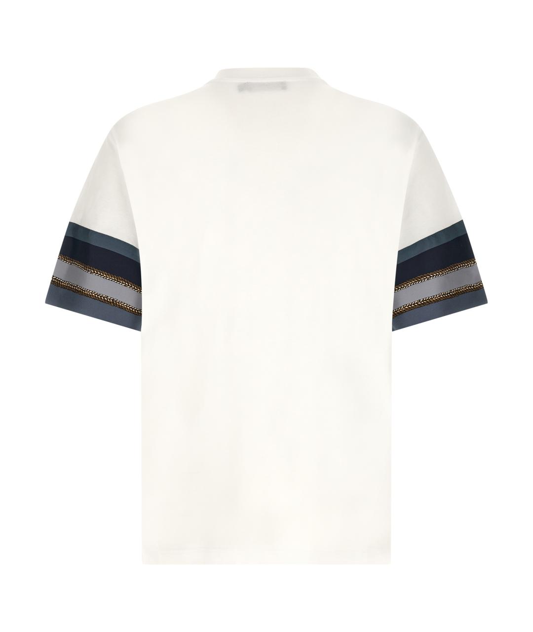 DOLCE&GABBANA Белая хлопковая футболка, фото 2