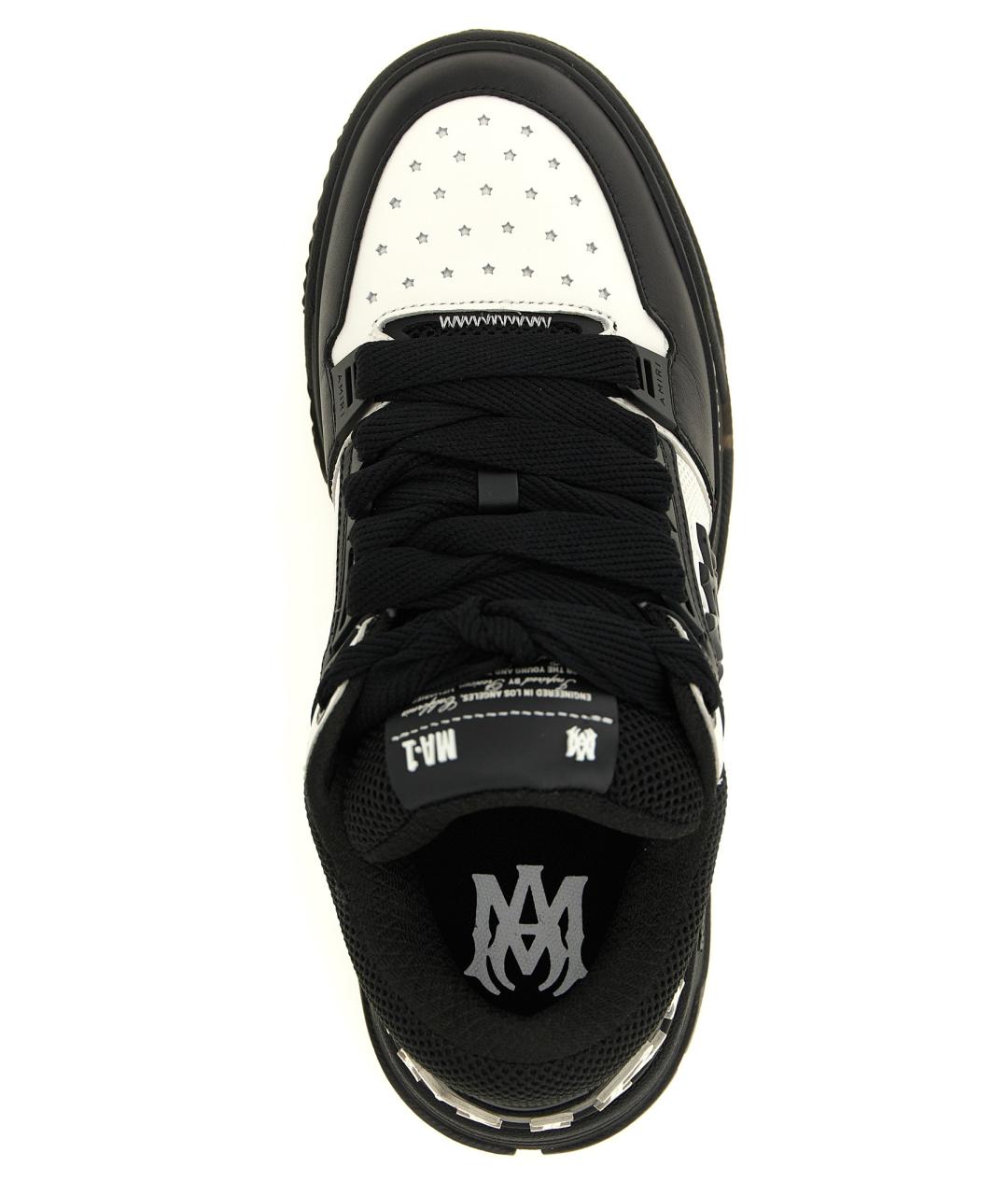 AMIRI Мульти кожаные низкие кроссовки / кеды, фото 4