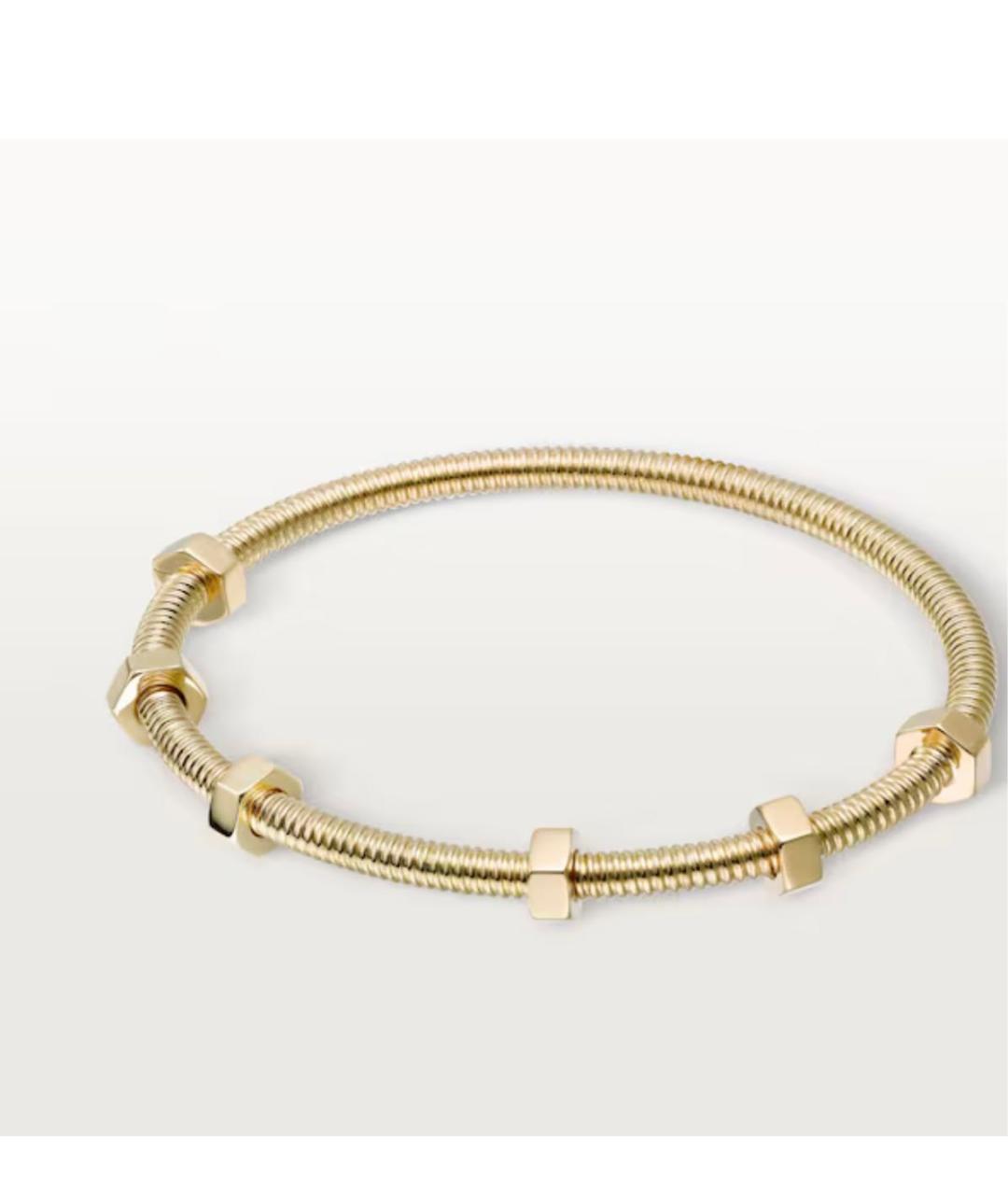 CARTIER Желтый браслет из желтого золота, фото 2