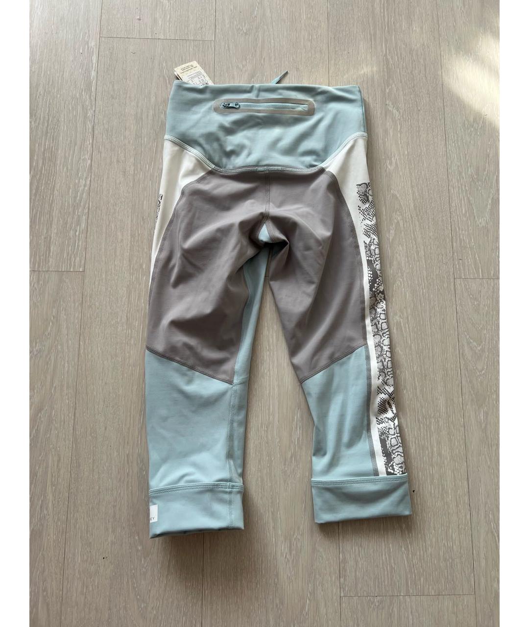 ADIDAS BY STELLA MCCARTNEY Голубые полиамидовые спортивные брюки и шорты, фото 2