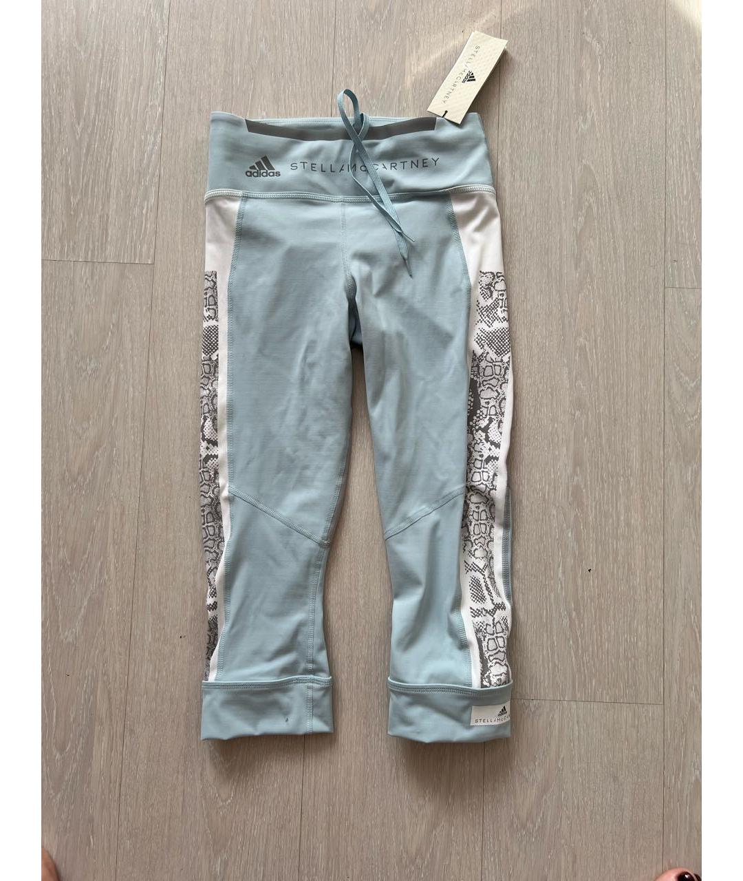 ADIDAS BY STELLA MCCARTNEY Голубые полиамидовые спортивные брюки и шорты, фото 7