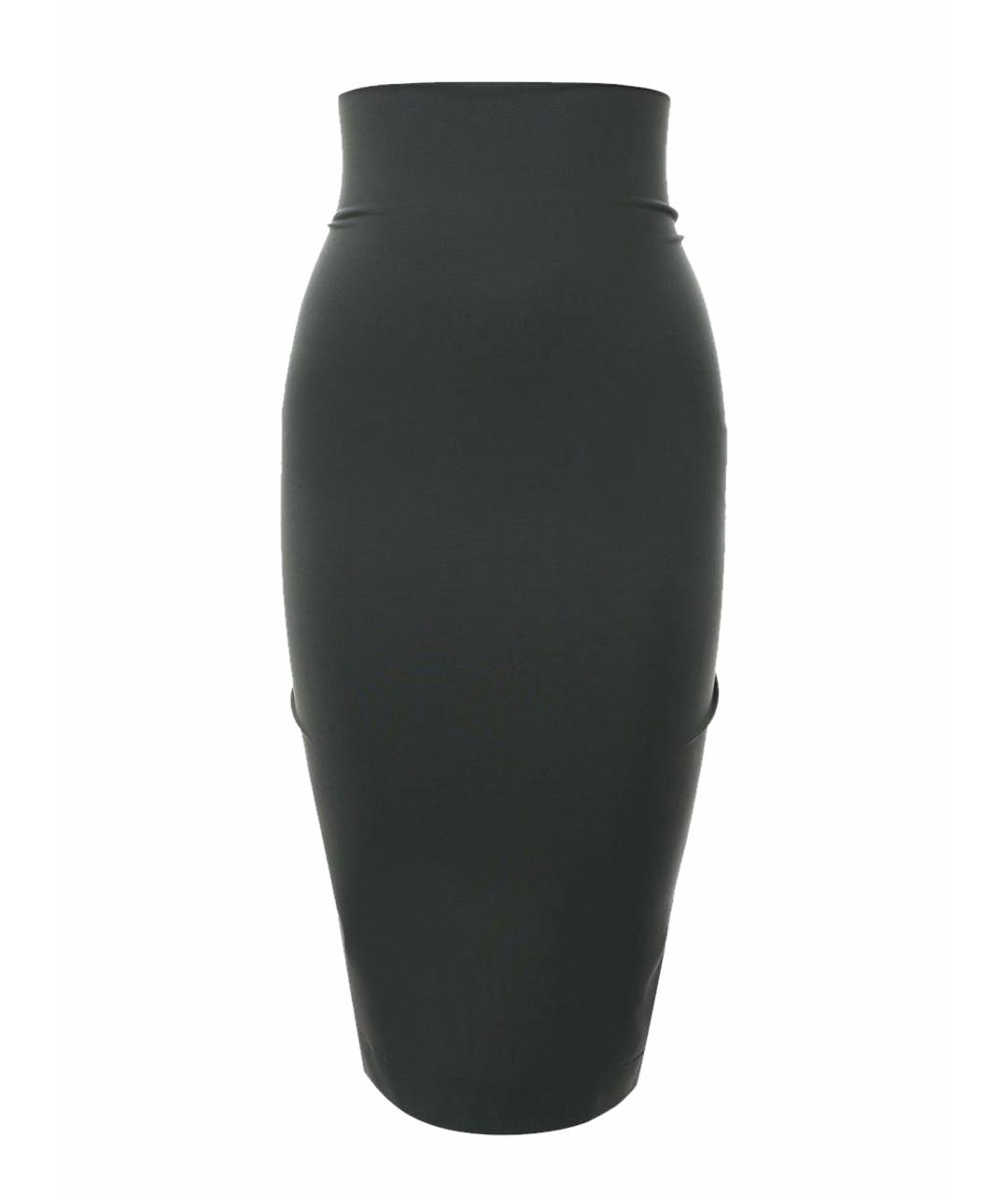 DOLCE&GABBANA Серая вискозная юбка миди, фото 1