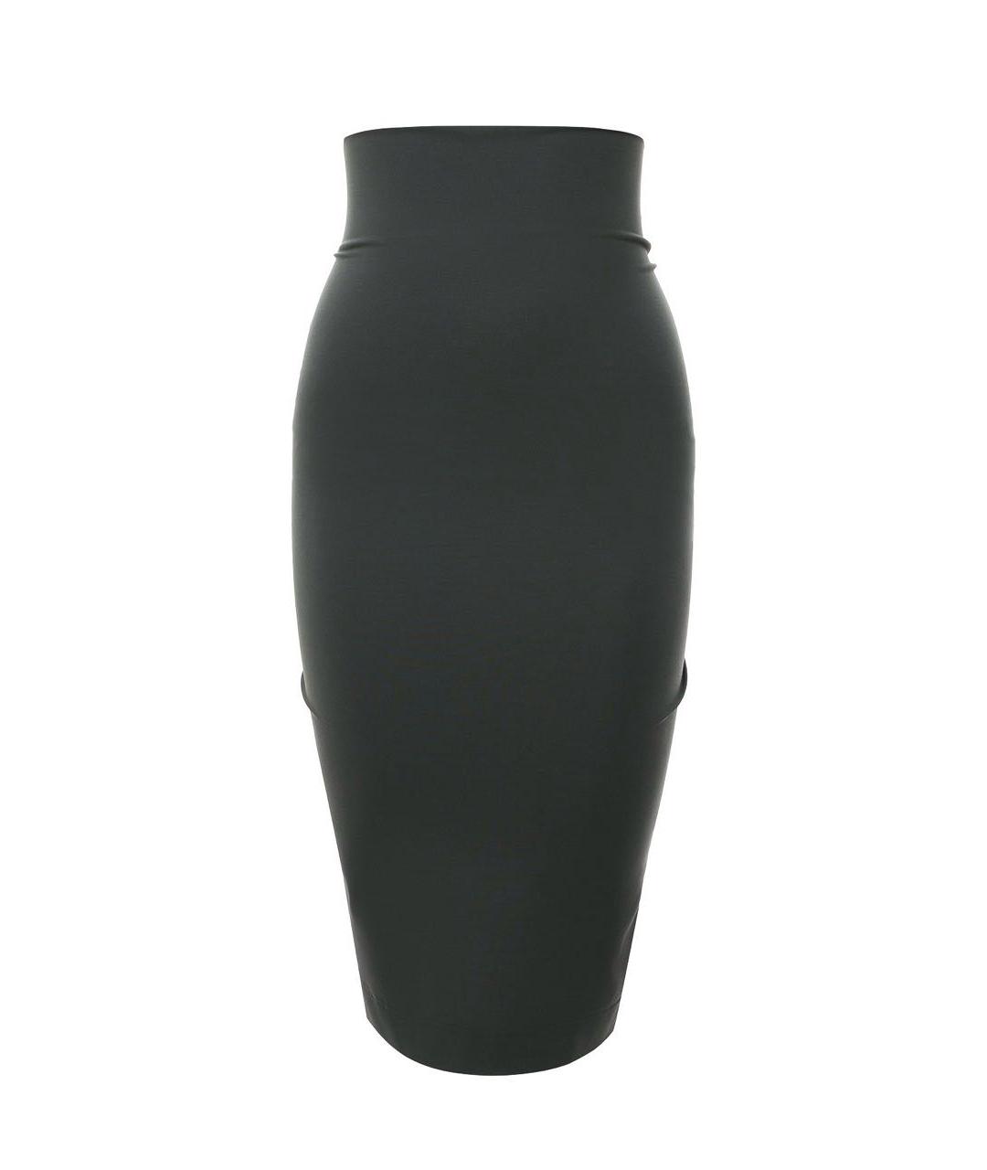 DOLCE&GABBANA Серая вискозная юбка миди, фото 6