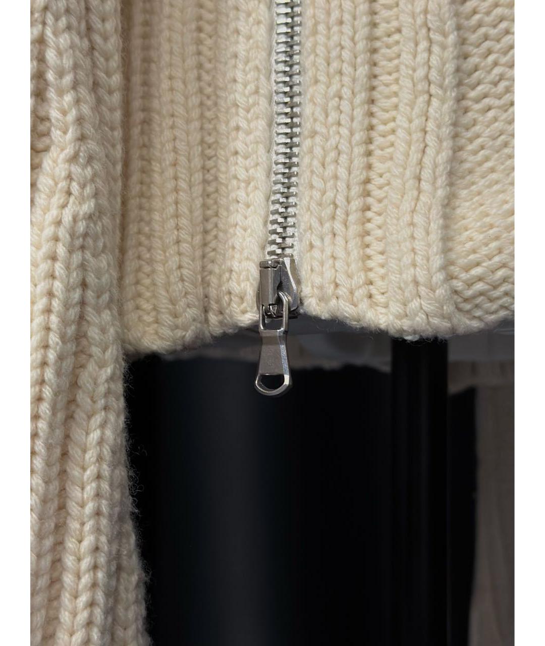 ALEXANDER MCQUEEN Белый шерстяной джемпер / свитер, фото 6