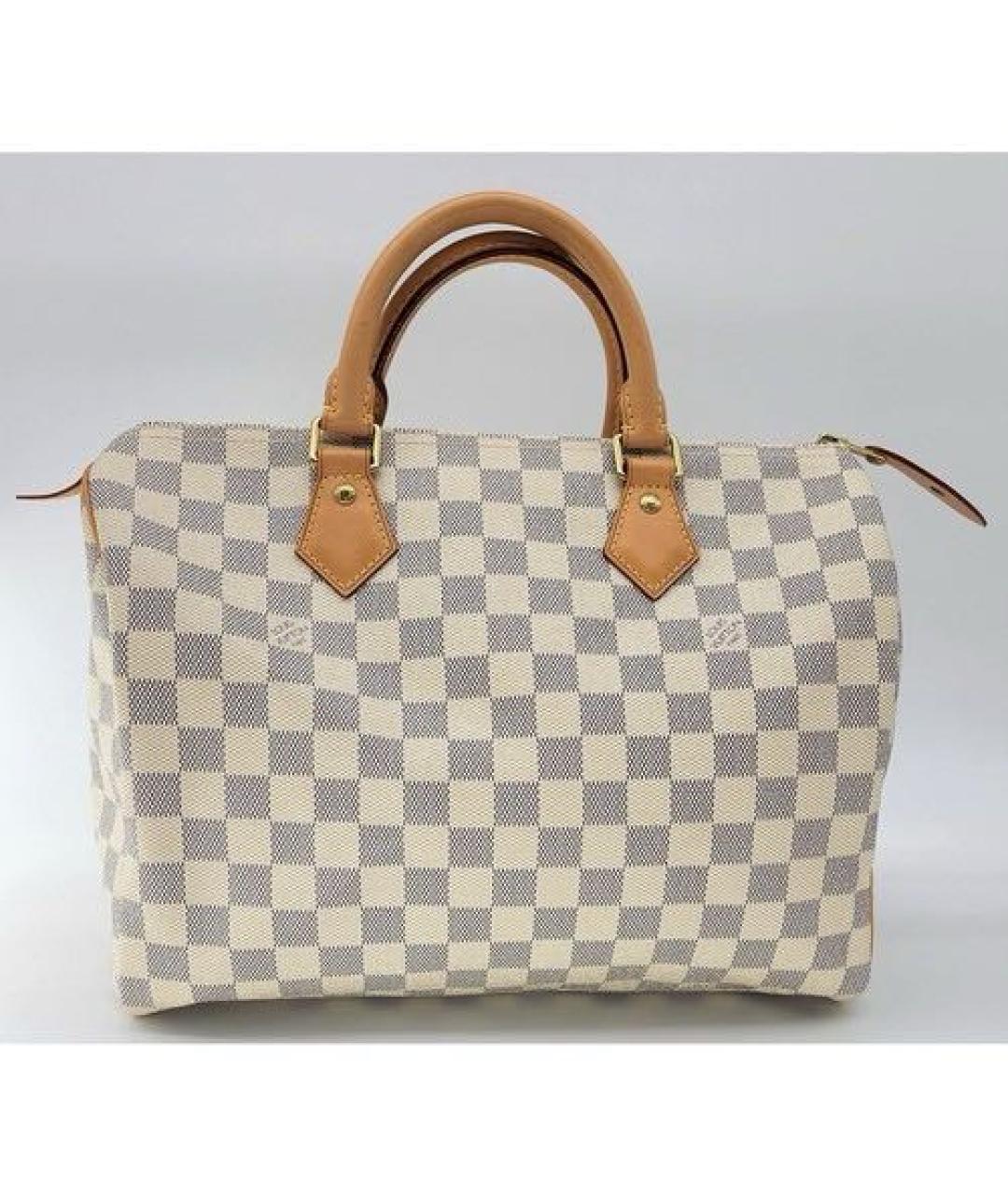 LOUIS VUITTON Белая сумка с короткими ручками, фото 9