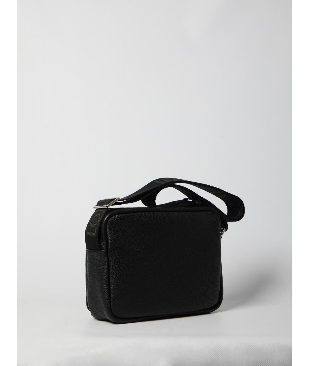 LOEWE Черная кожаная сумка на плечо, фото 2