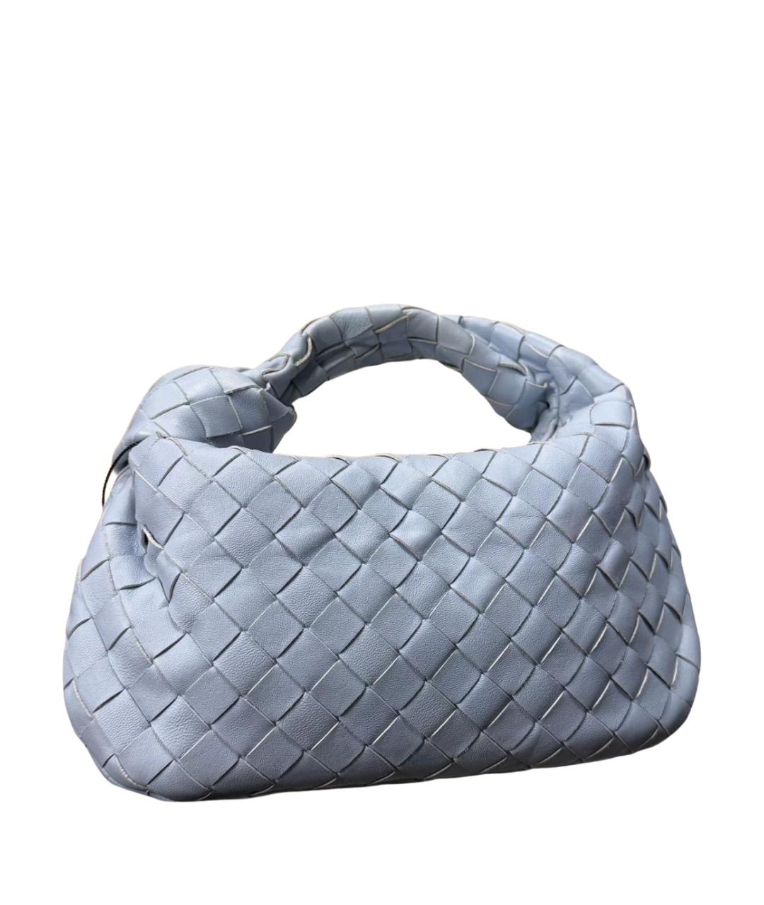 BOTTEGA VENETA Голубая кожаная сумка через плечо, фото 1