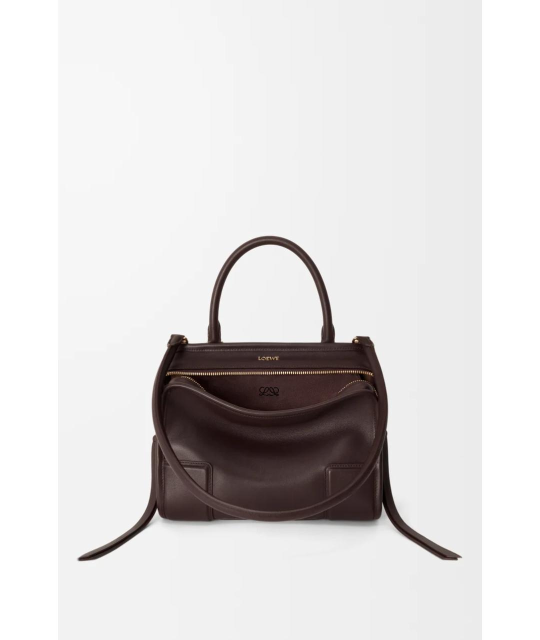 LOEWE Черная кожаная сумка через плечо, фото 3