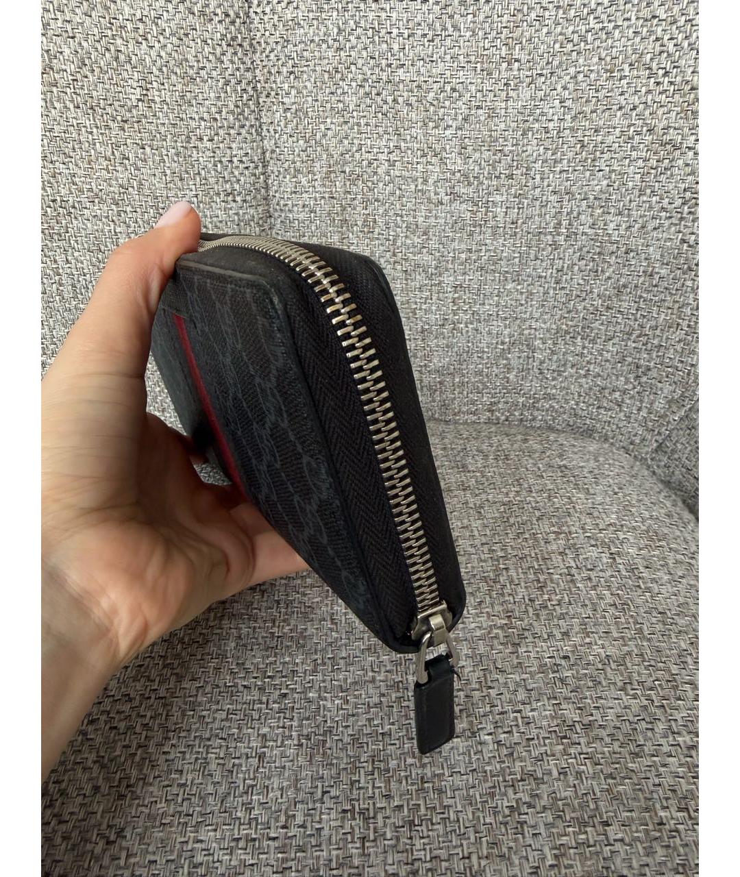 GUCCI Черный кошелек, фото 2