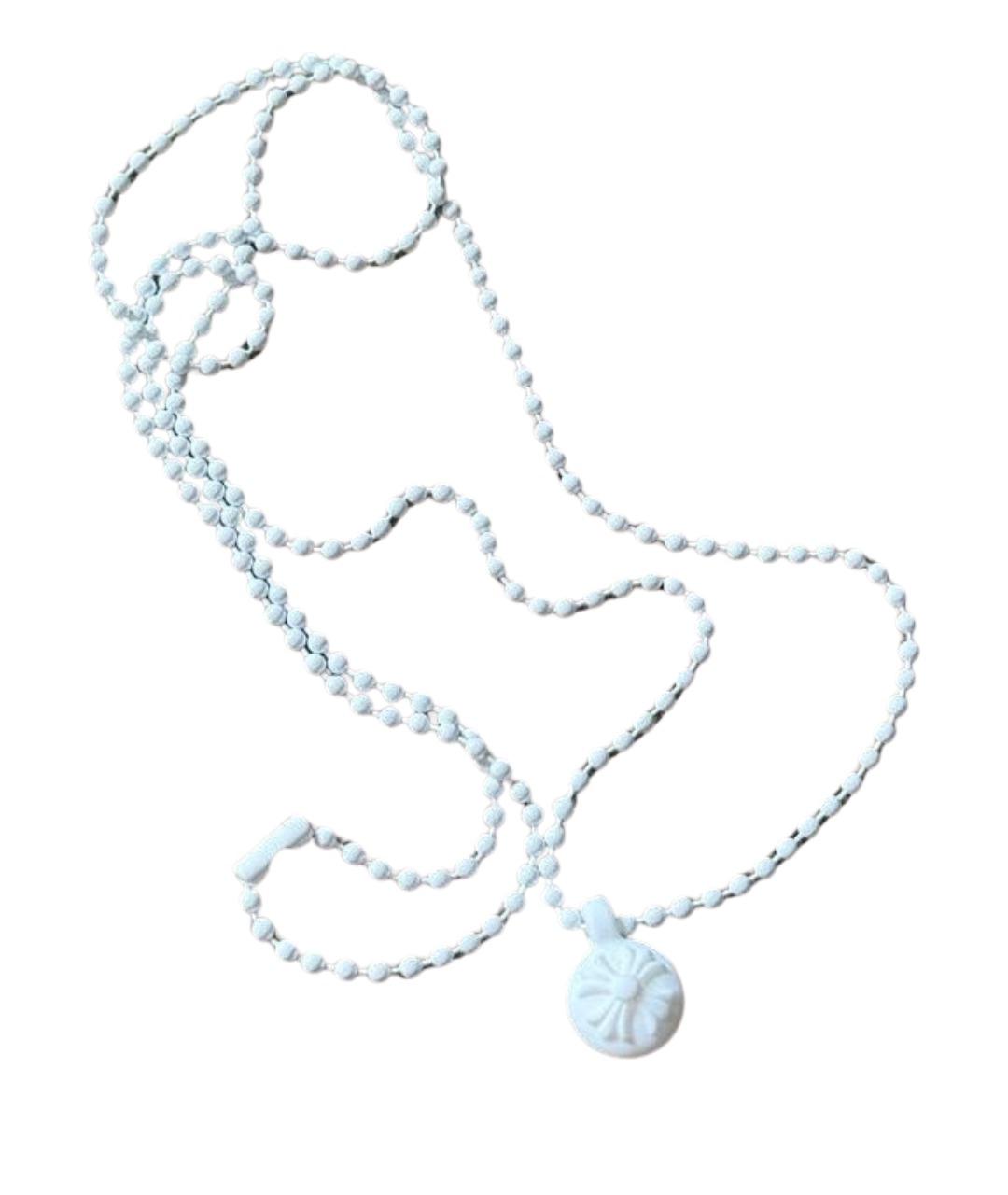 CHROME HEARTS Белая цепочка/подвеска, фото 1