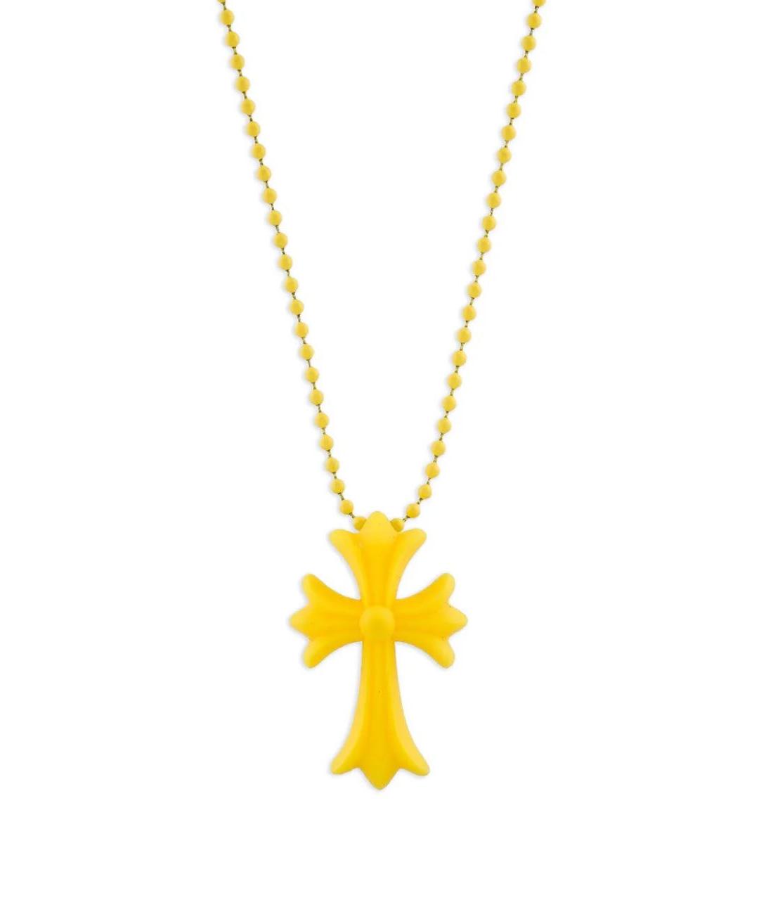 CHROME HEARTS Желтая цепочка/подвеска, фото 1