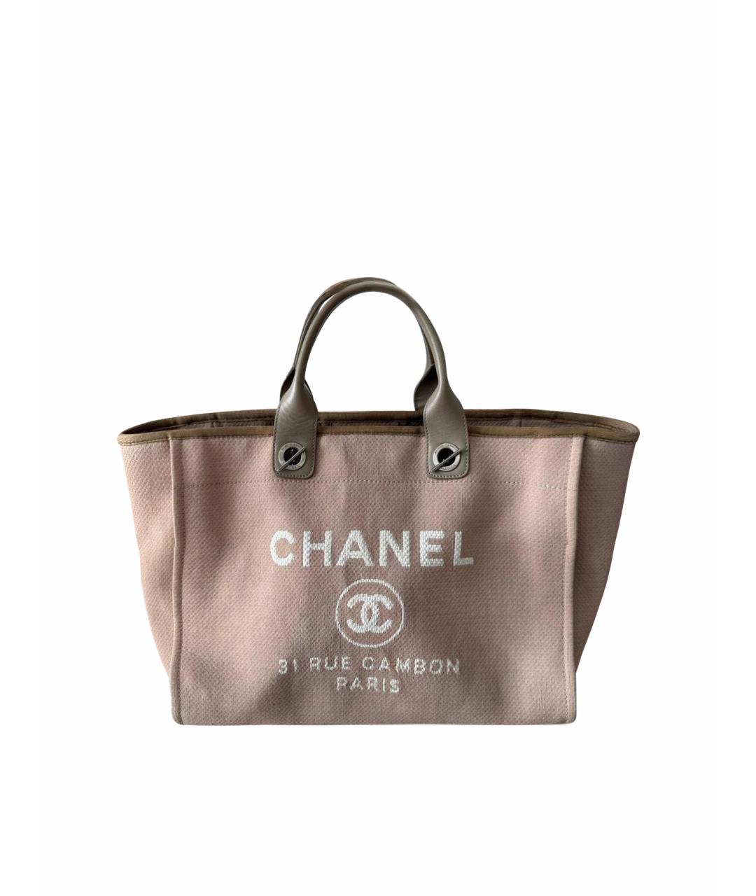 CHANEL Коралловая сумка тоут, фото 1