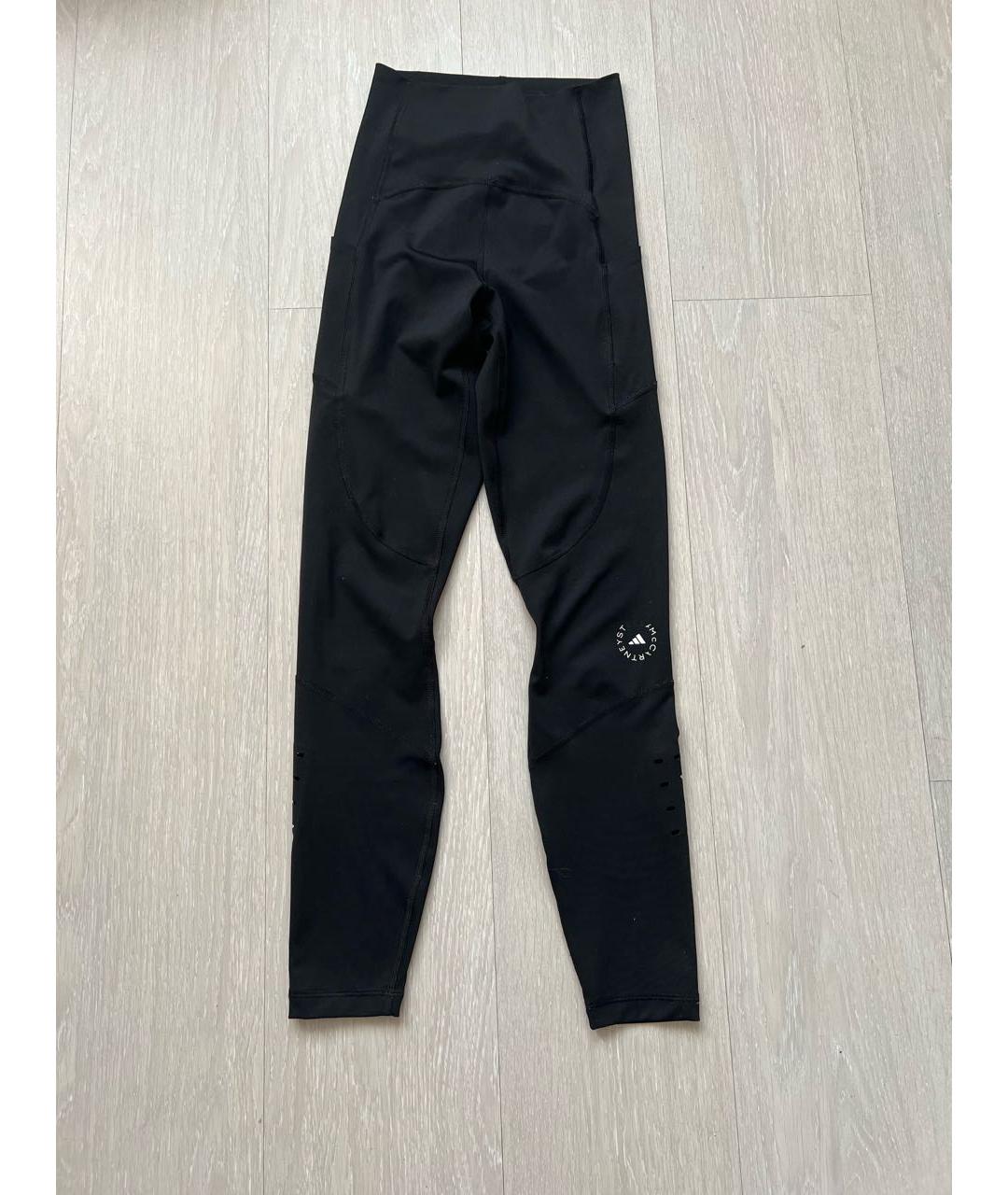 ADIDAS BY STELLA MCCARTNEY Черные полиэстеровые спортивные брюки и шорты, фото 5