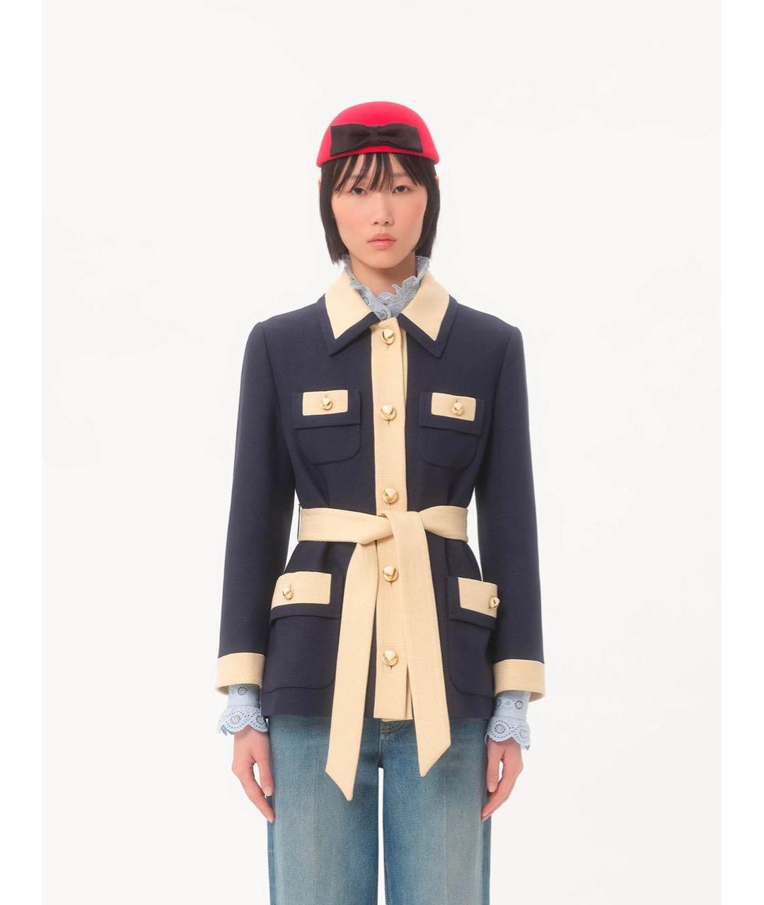 VALENTINO Синий вискозный жакет/пиджак, фото 5