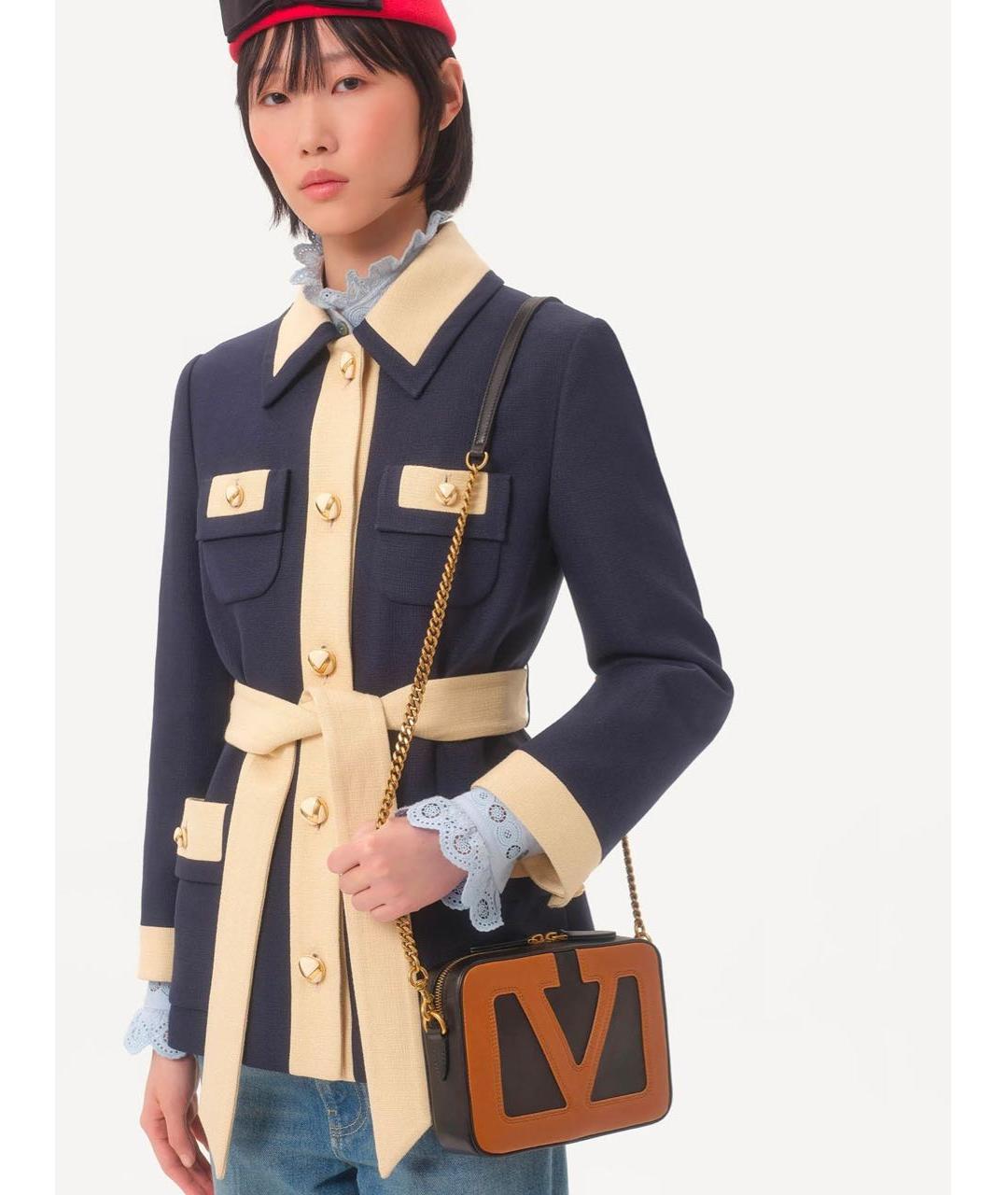 VALENTINO Синий вискозный жакет/пиджак, фото 3