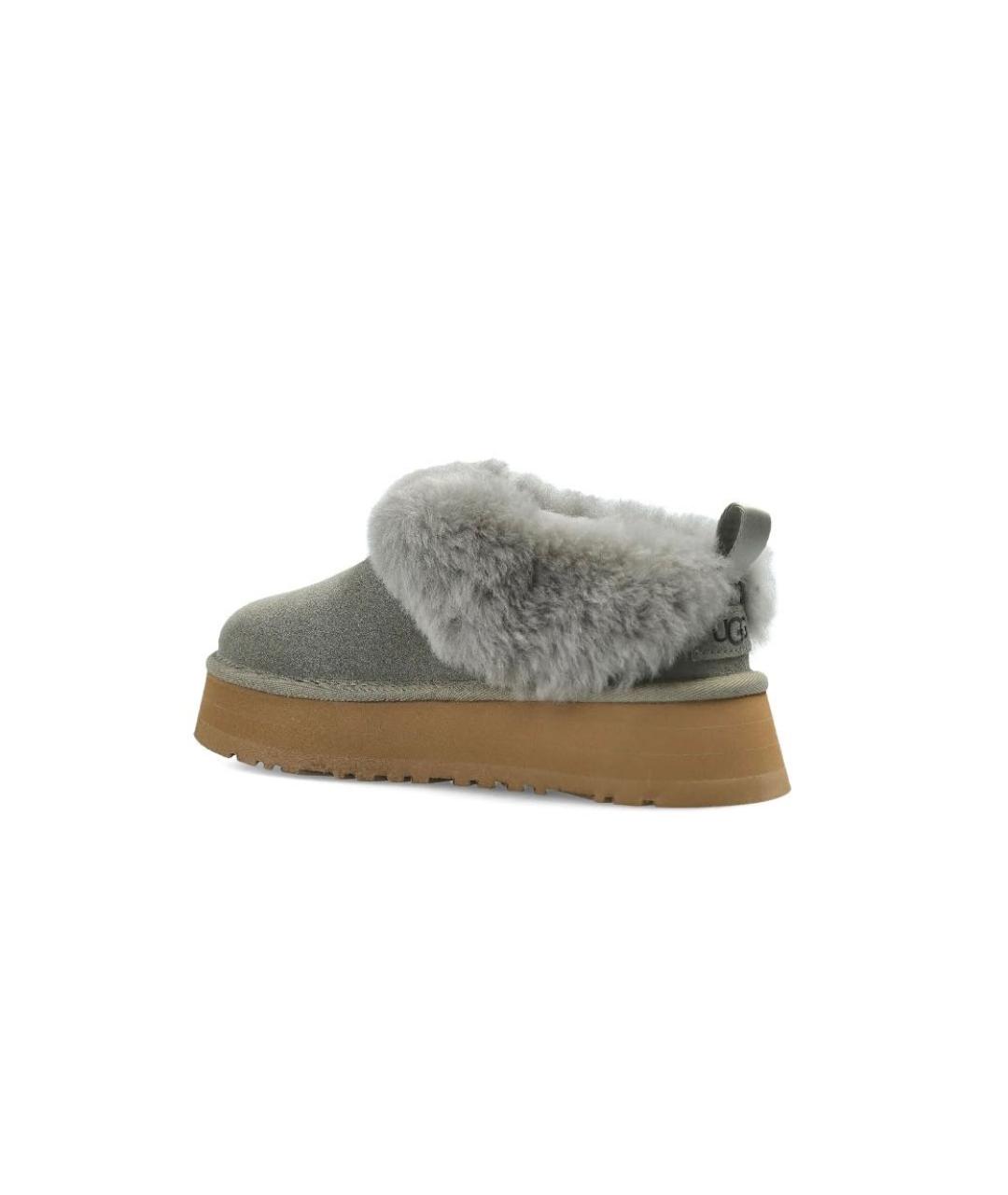UGG AUSTRALIA Хаки замшевые полусапоги, фото 2