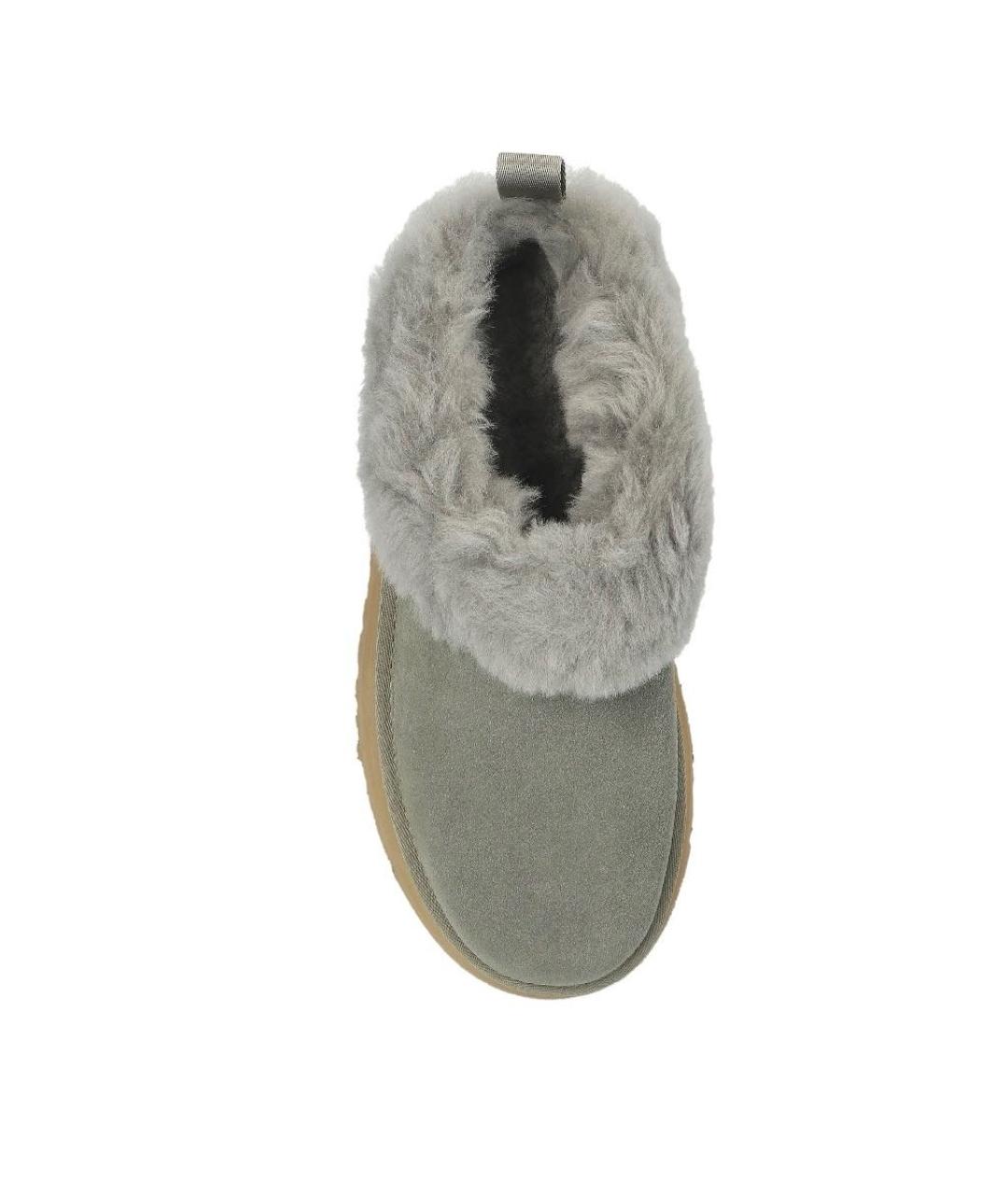 UGG AUSTRALIA Хаки замшевые полусапоги, фото 3