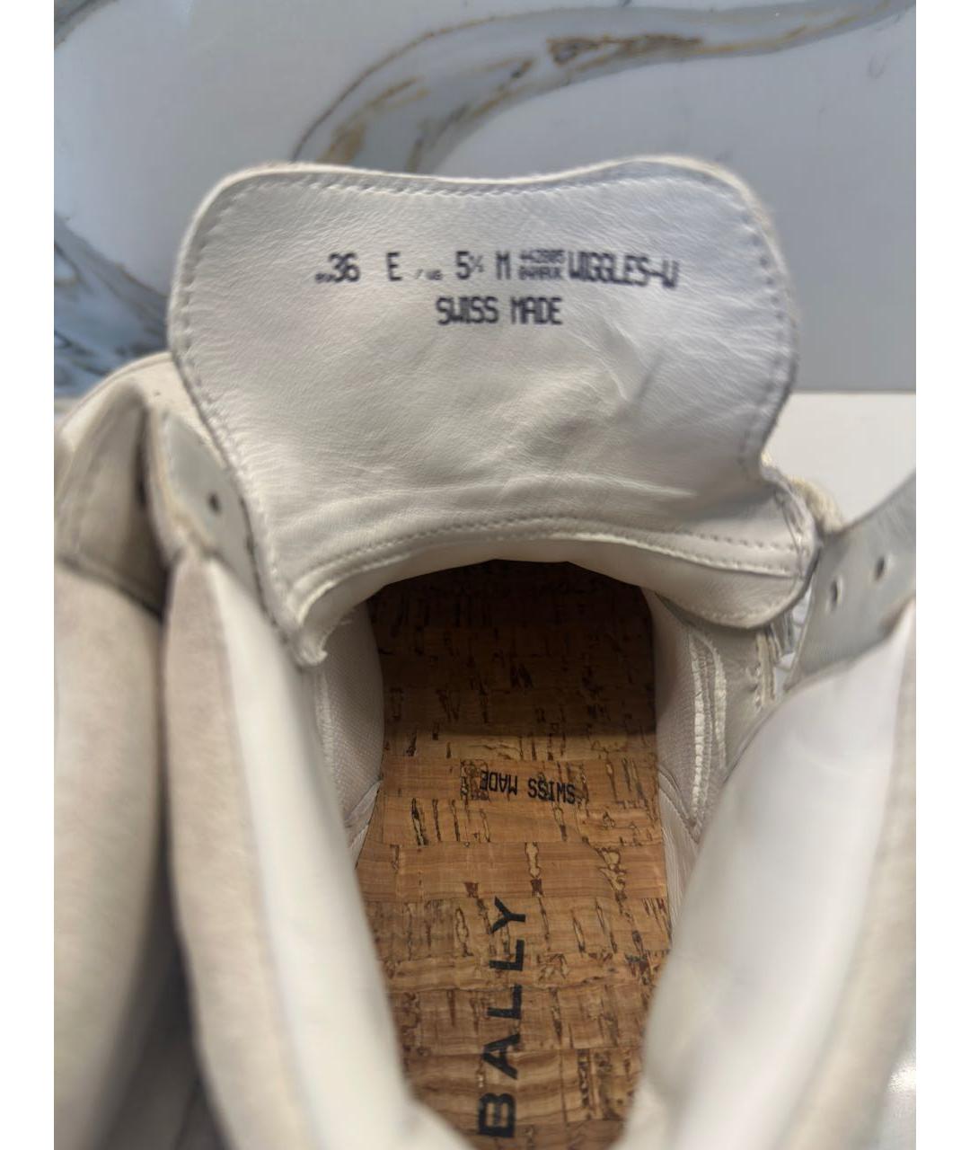 BALLY Бежевые замшевые ботинки, фото 8