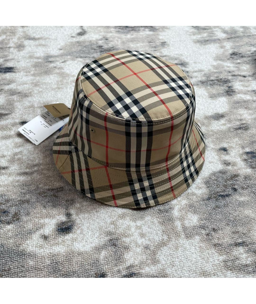 BURBERRY Бежевая хлопковая панама, фото 2