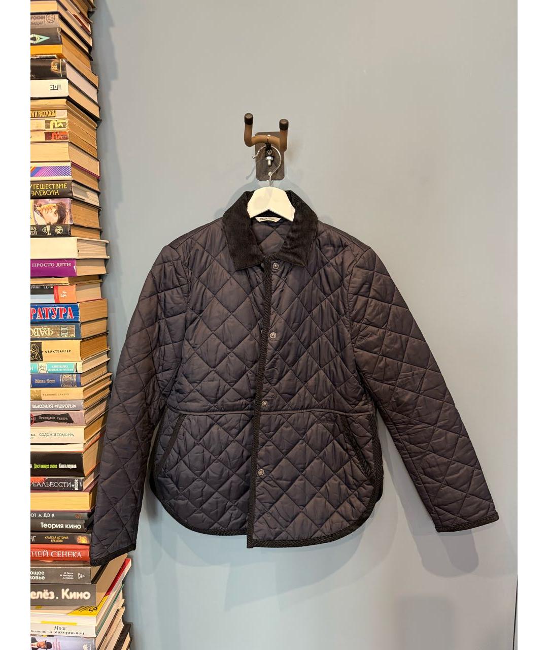 BARBOUR Темно-синяя полиамидовая куртка, фото 6