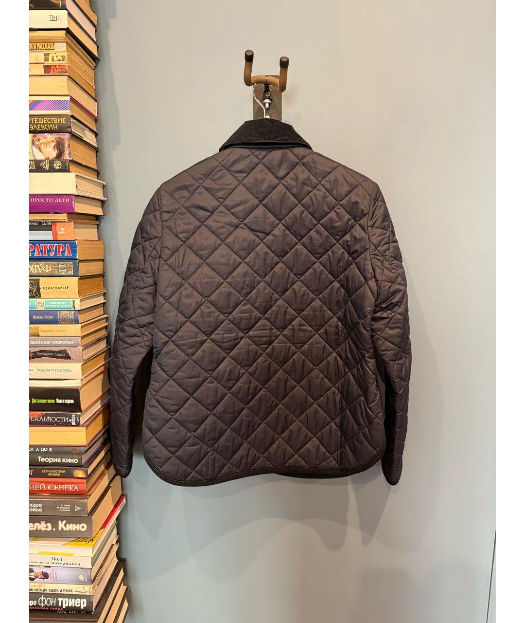 BARBOUR Темно-синяя полиамидовая куртка, фото 2