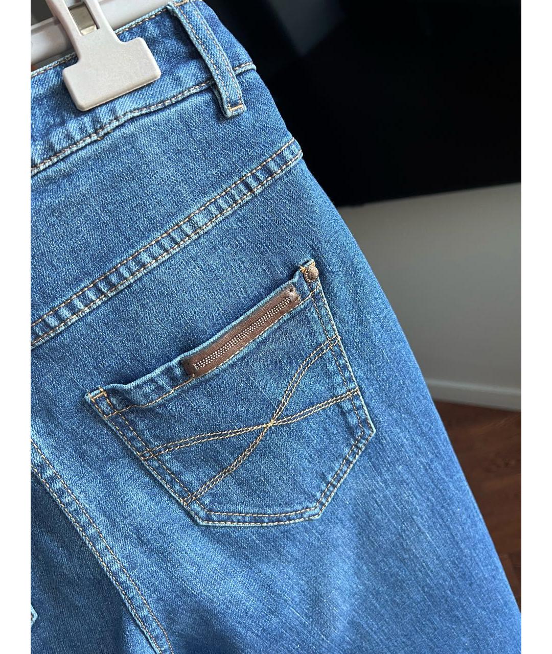 BRUNELLO CUCINELLI Хлопко-эластановые джинсы слим, фото 3