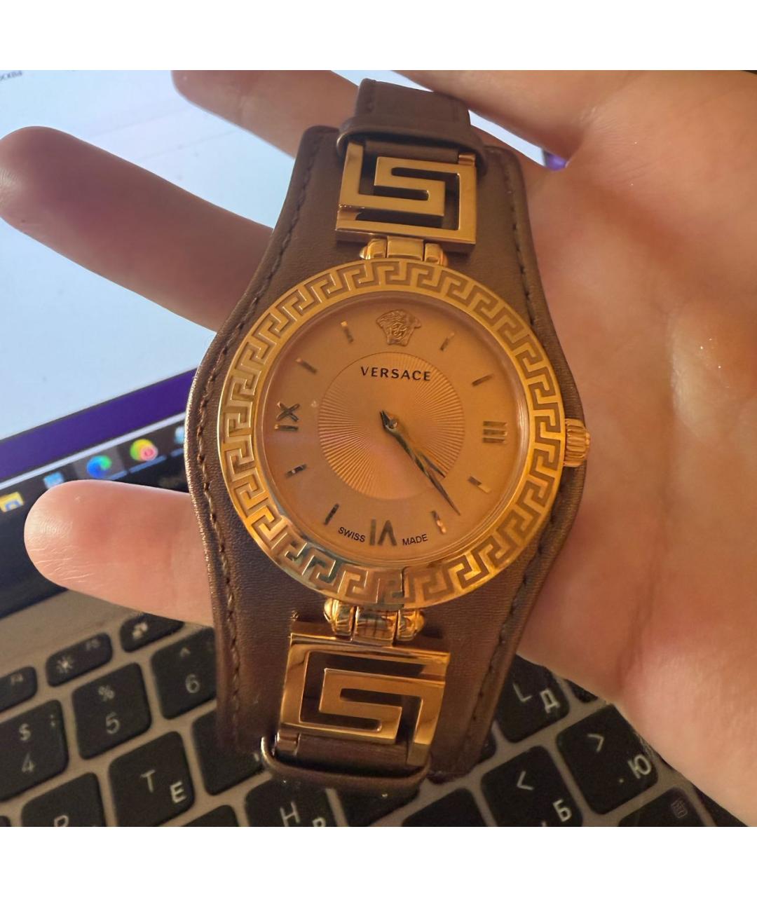 VERSACE Стальные часы, фото 4