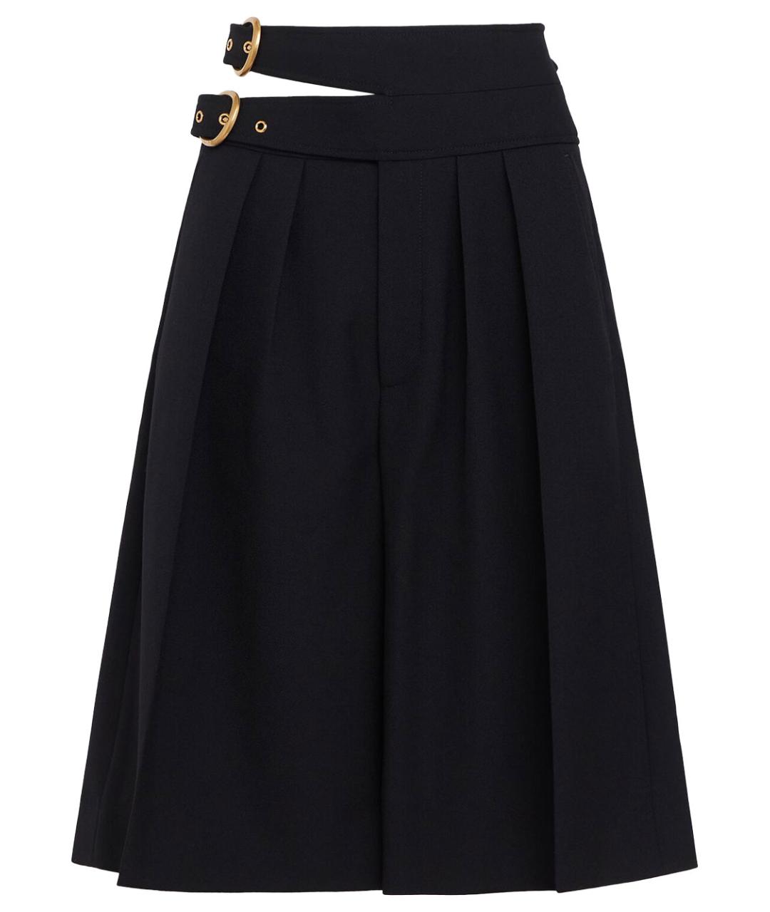 CHLOE Черные шерстяные шорты, фото 1