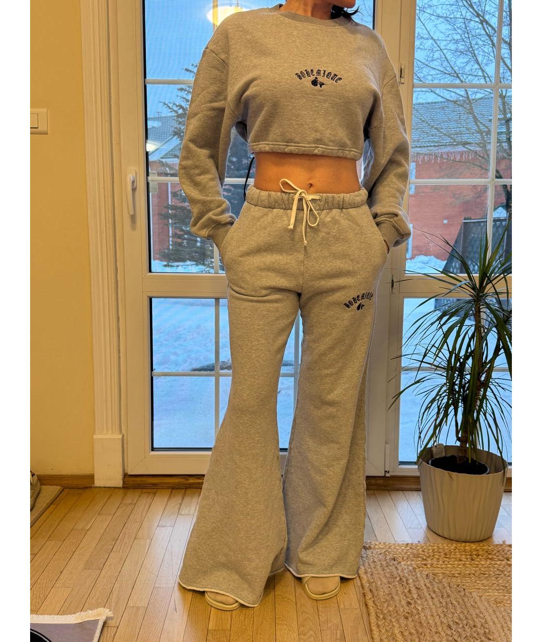 BOHEMIQUE Серый хлопковый спортивные костюмы, фото 4