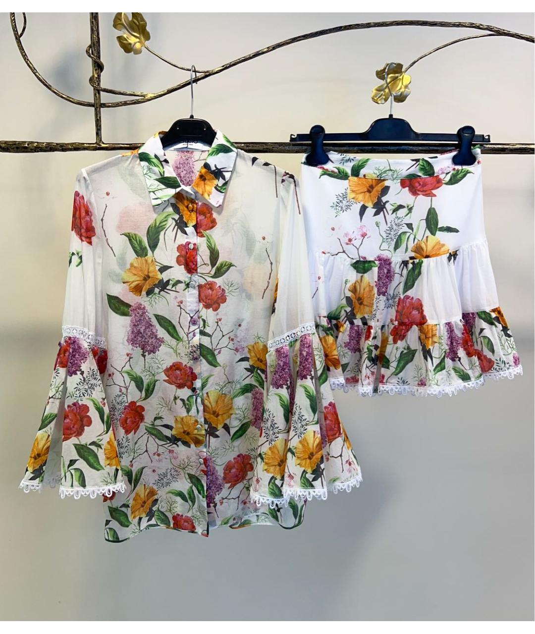 CHARO RUIZ Мульти хлопковый костюм с юбками, фото 5