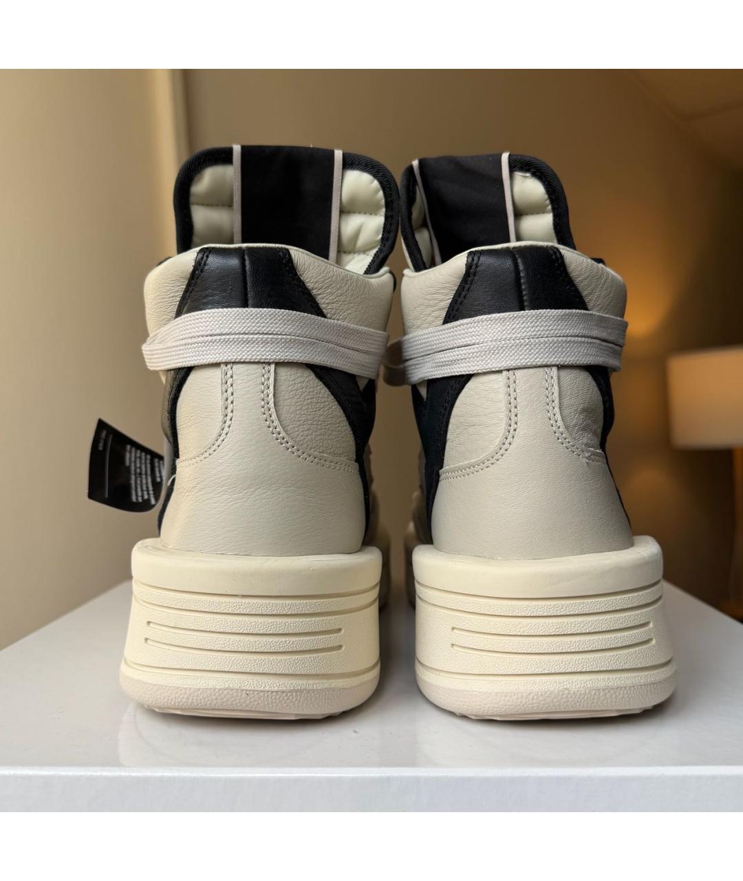 RICK OWENS DRKSHDW Кожаные высокие кроссовки / кеды, фото 6