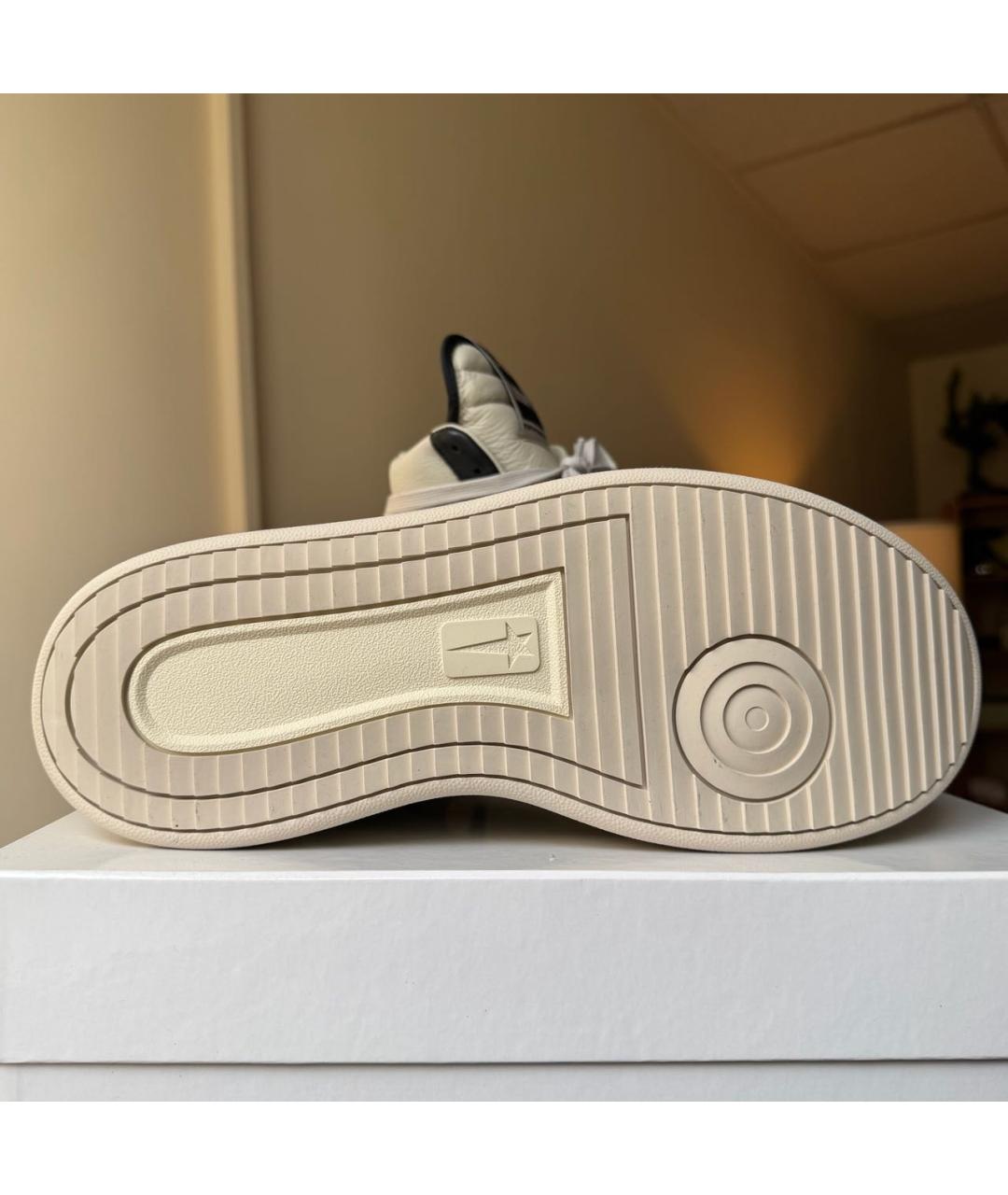 RICK OWENS DRKSHDW Кожаные высокие кроссовки / кеды, фото 8