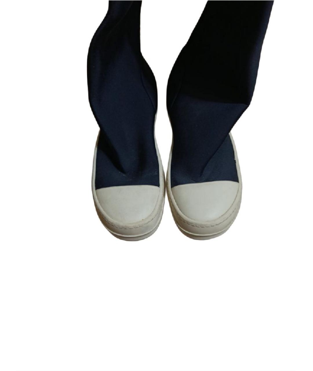 RICK OWENS DRKSHDW Черные ботфорты, фото 2