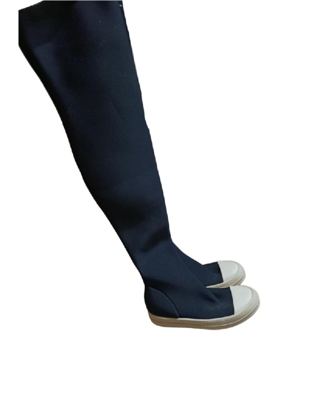 RICK OWENS DRKSHDW Черные ботфорты, фото 9