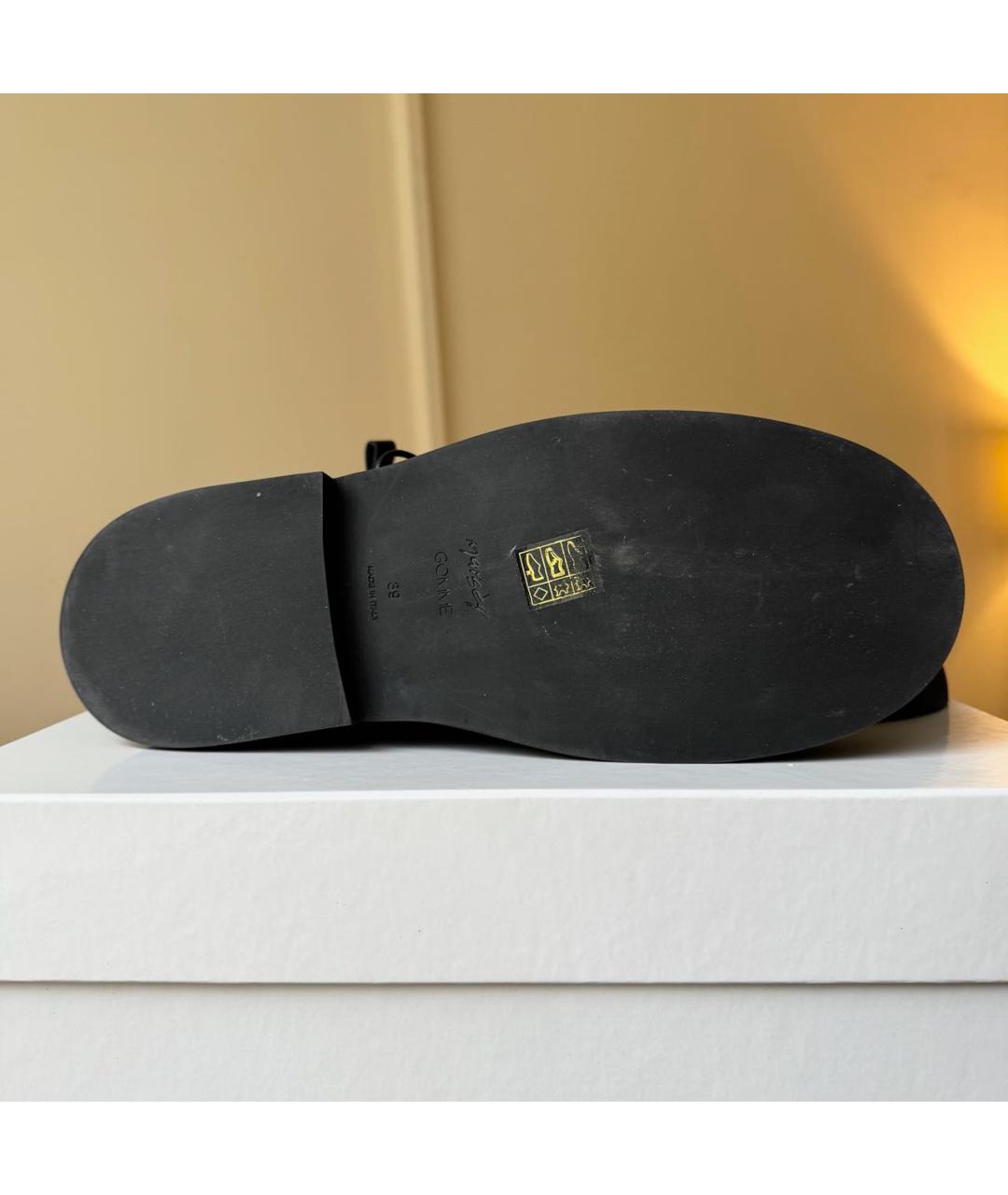 MARSELL Черные кожаные ботинки, фото 7