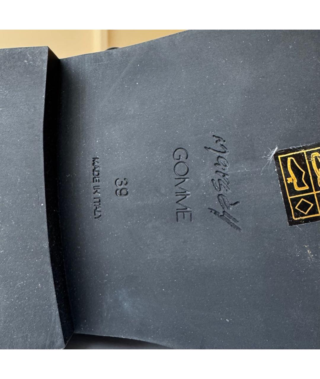 MARSELL Черные кожаные ботинки, фото 8