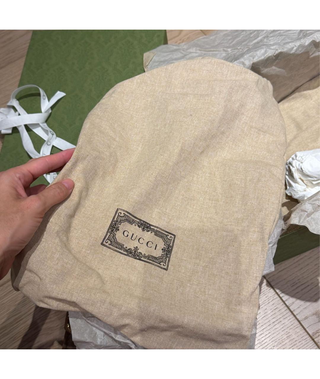 GUCCI Коричневые замшевые ботинки, фото 5