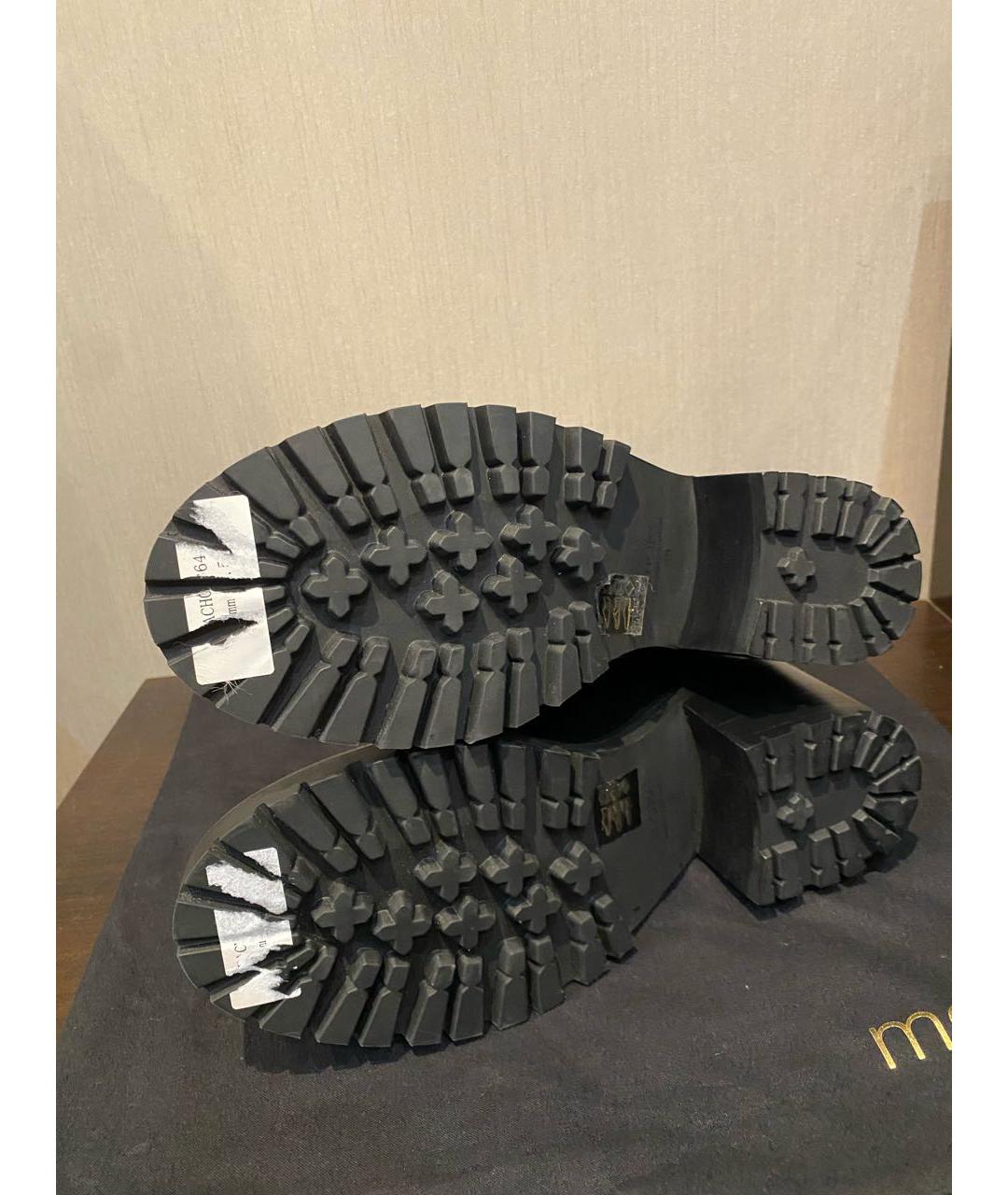 MAJE Черные ботильоны из лакированной кожи, фото 8