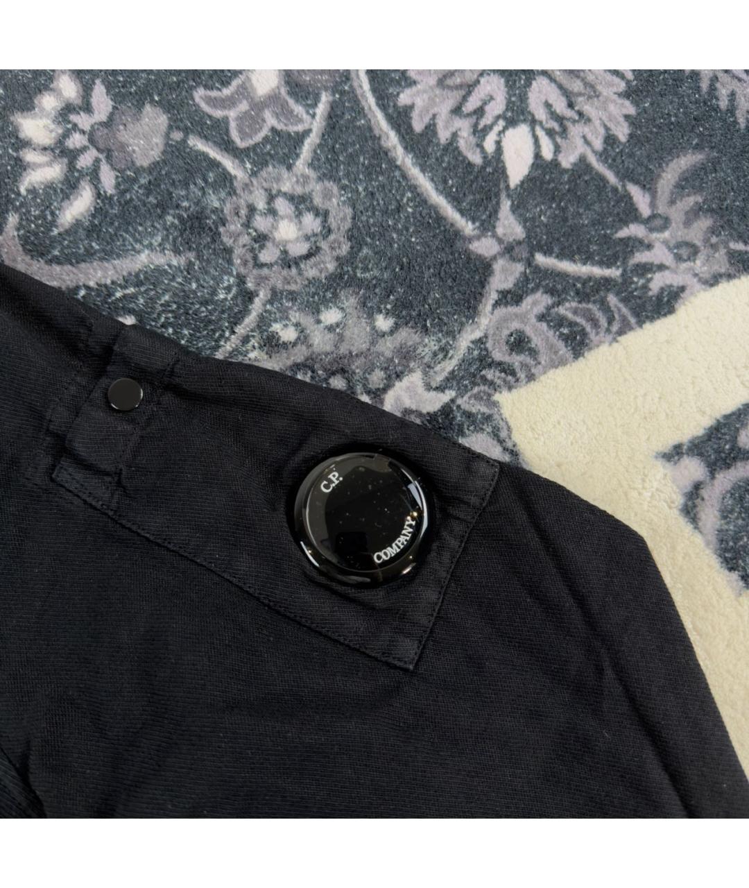 CP COMPANY Черная льняная кэжуал рубашка, фото 3