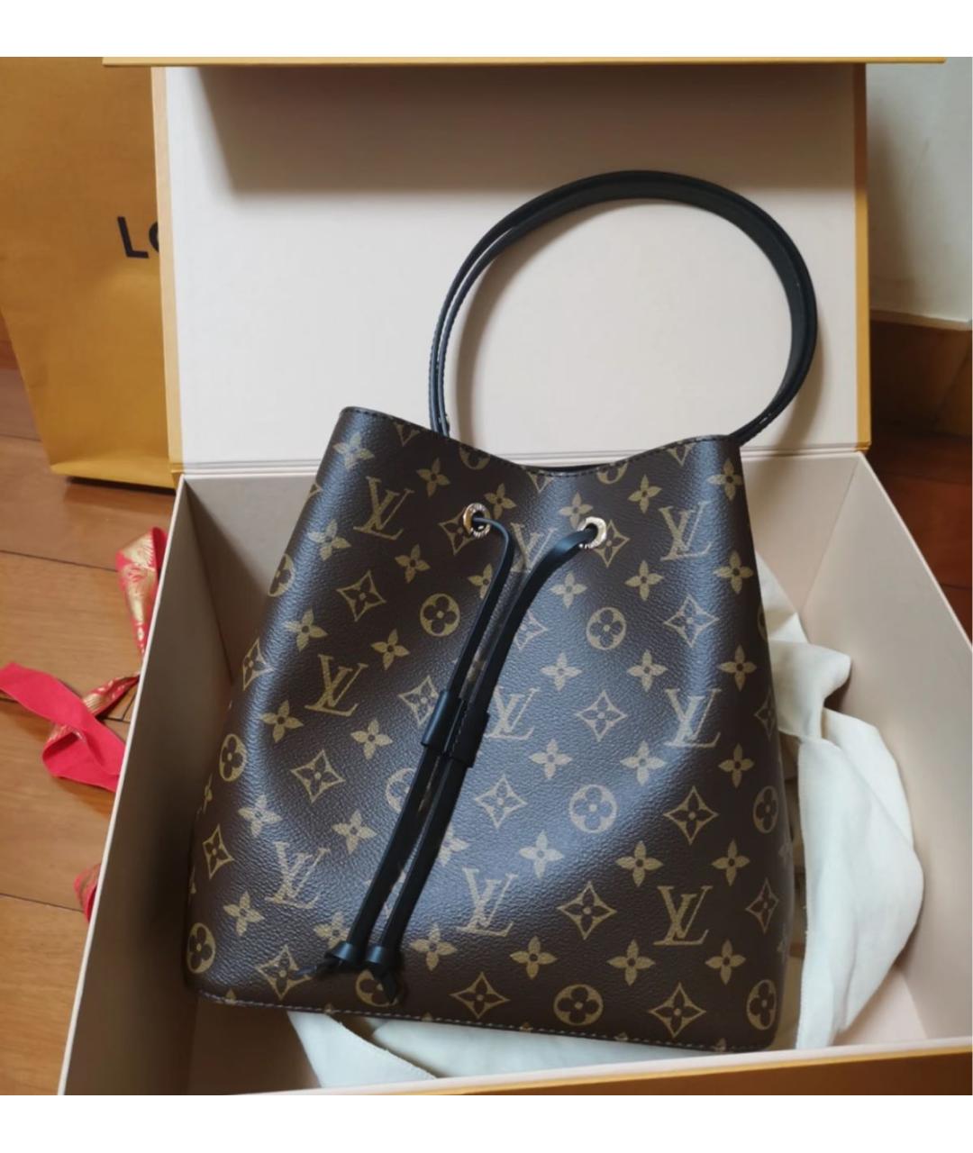 LOUIS VUITTON Коричневая сумка через плечо, фото 5