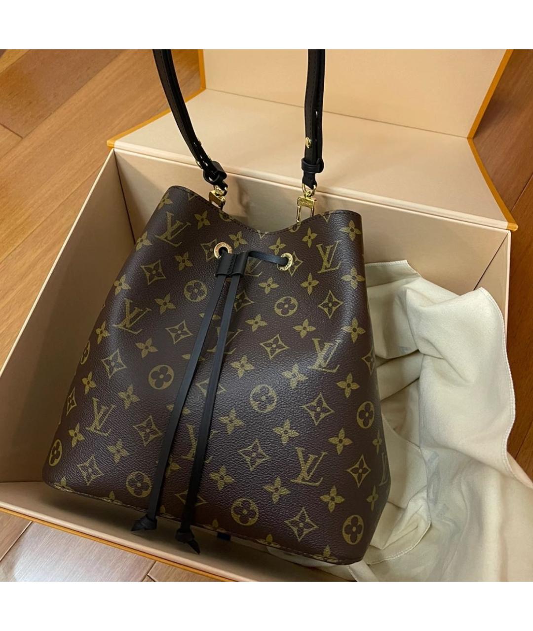 LOUIS VUITTON Коричневая сумка через плечо, фото 3