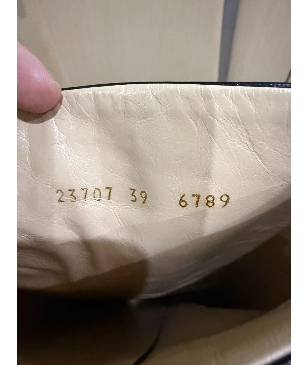 ESCADA Черные кожаные сапоги, фото 6