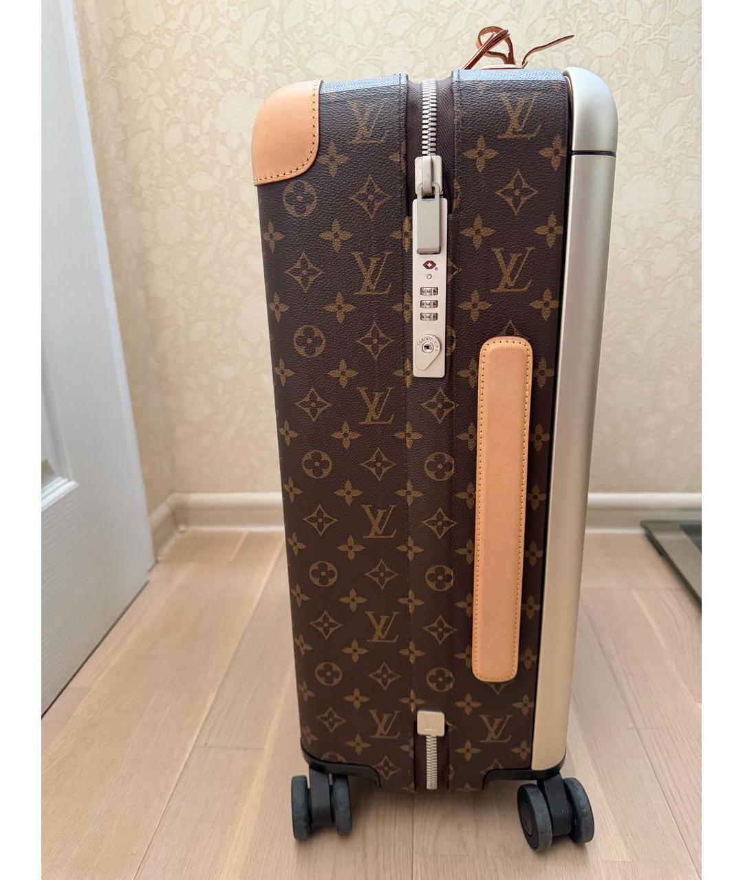 LOUIS VUITTON Коричневый чемодан, фото 2