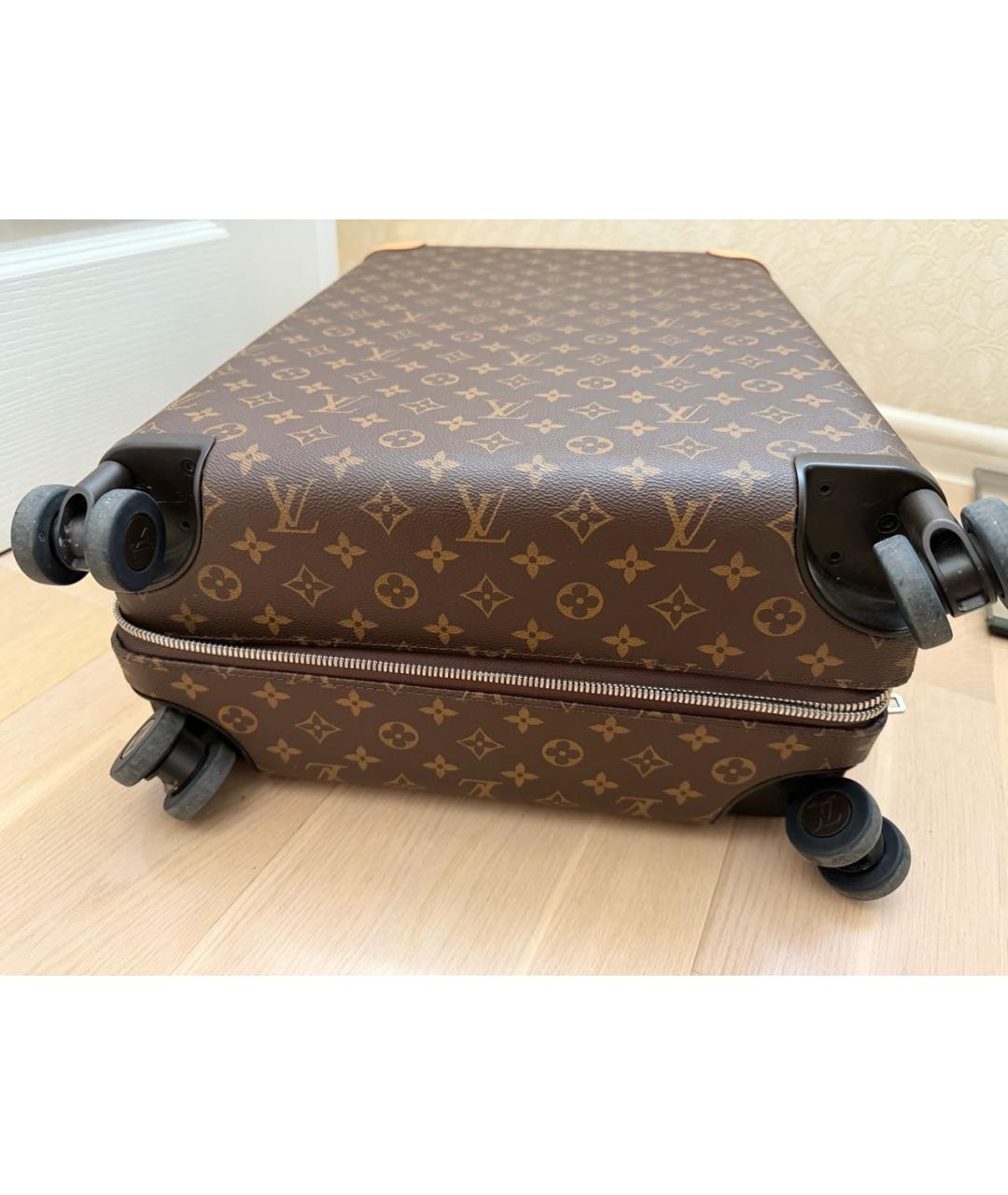 LOUIS VUITTON Коричневый чемодан, фото 3