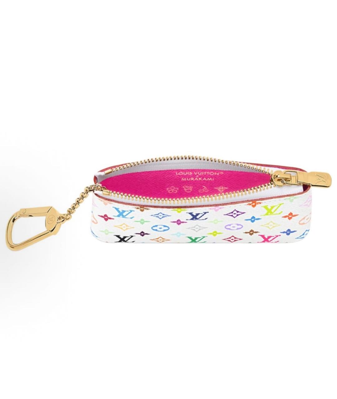 LOUIS VUITTON Белая ключница, фото 4